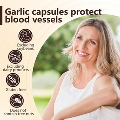Aged Odorless Garlic Softgels – 240 Count, Non-GMO, Gluten-Free, Daily Wellness