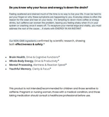 Diabetic Support Glucose Balance Weight Management and Energy Brain Supplement