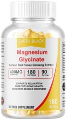 Magnesium Glycinate 400mg 360 Softgels For Sleep, Stress Relief Support Bone
