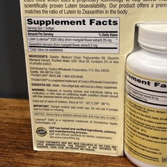 2x TruNature Vision Softgels Complex Lutein and Zeaxanthin 140 Count EXP. 1/2028