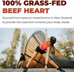 Bovine Heart with Beef Liver Supplements 360ct. (2 bottles X 180)