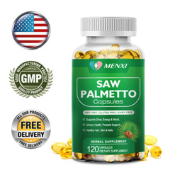 Saw Palmetto 120 Capsules for Prostate Health Support Urinary Men Health Non-GMO
