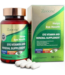 Zooone- Lutein Eye Vitamins to Support Eye Health 2 X 90 Capsules (180) Exp 2/27