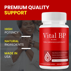(5 Pack) Vital BP Capsules VitalBP Total Cardiovascular Health Pills (300 ct)