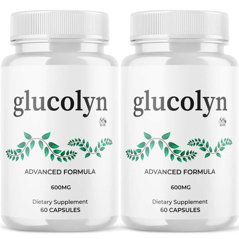 (2 Pack) Glucolyn Advanced Blood Sugar Support Supplement Gluco Lyn 120 Capsules