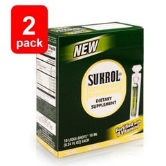 Sukrol Dietary Supplement Fortified with B Vitamins 10 Vials 2 PACK