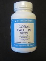 The Vitamin Shoppe Coral Calcium 1500 mg 90 Vegetable Capsules Bones Teeth