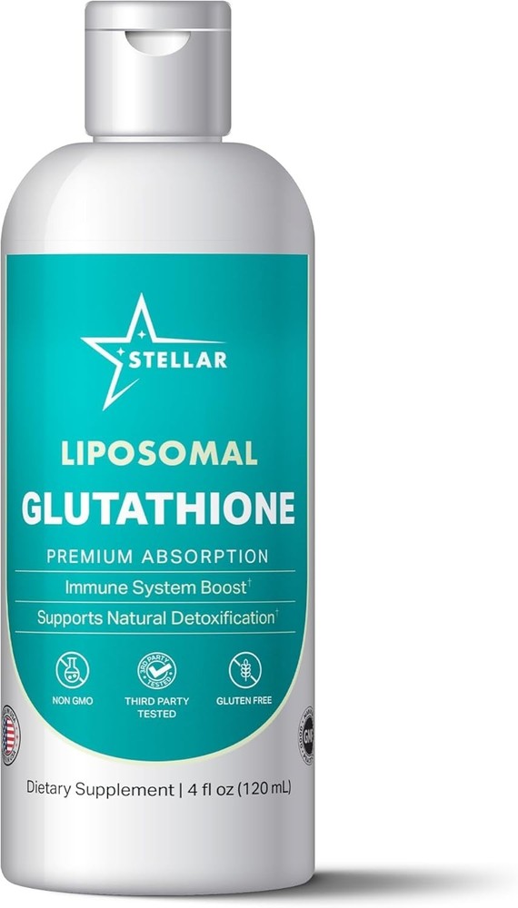 Stellar Liposomal Glutathione Liquid – Premium Absorption Antioxidant ~ 4 Oz