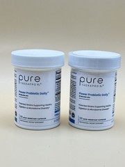 X2 Lot- PROBIOTIC SUPPLEMENT 30 Billion CFU Per Capsule 30ct PURE THERAPRO RX