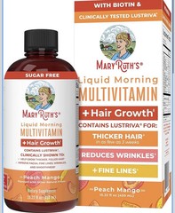 MaryRuth’s Liquid Multivitamin + Hair Growth – Clinically Tested Lustriva for Th
