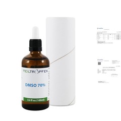 Amber Glass 70% DMSO with Pipette – Safe & Effective Dimethyl Sulfoxide Solution