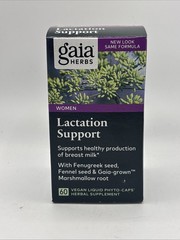 Gaia Herbs Lactation Support – Supports Healthy Production of Breast Milk 60 Cap