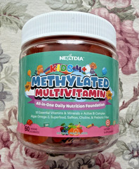 Kids Methylated Multivitamin Gummies + Omega 3 DHA, Super Greens, Prebiotic