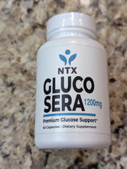 NTX Gluco Sera 1200mg Premium Glucose Support 60 capsules exp: 06/28