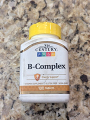 21st Century B-Complex Energy Support 100 tablets exp: 11/2028