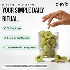 Alevia Organic Amla Capsules 1000mg Indian Gooseberry Antioxidant Supplement