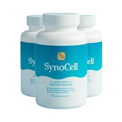 3-Pack Synocell Capsules – Back Neck and Joint Support Complex – 180 Caps