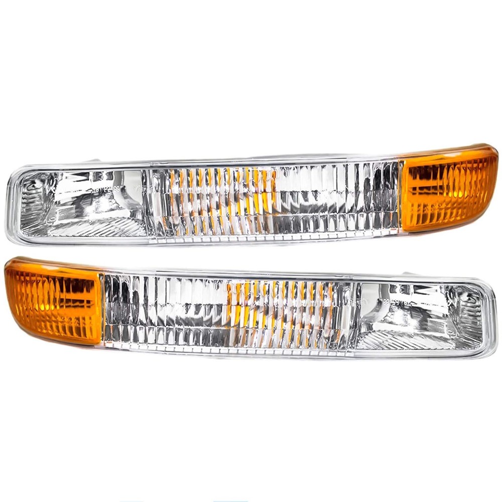 N&P Front Parking Light Turn Signal Lamp Assembly Set for 99-02 Silverado 00-…
