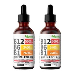 1-5Bottles Vitamin and B12 B6 Liquid Drops B12 Sublingual Vitamin B Complex – B1