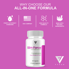 (5 Pack) Slim Force Advanced, SlimForce Weight Management Support (300 Capsules)