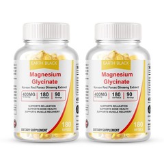 Magnesium Glycinate 400mg 360 Softgels For Sleep, Stress Relief Support Bone