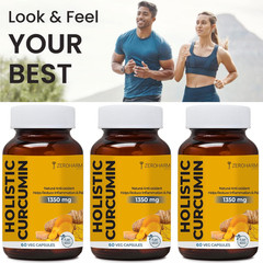 Holistic Curcumin Capsule for joint Health & Support Immunity 60 cap Pack of 3