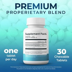 Oral Health Probiotic Chewable Tablets – Supports dental health and fresh breath