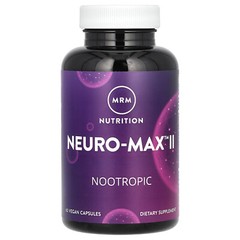 MRM Neuro-Max II 60 Vegan Capsules Egg-Free, Fish Free, Gluten-Free, GMP Quality