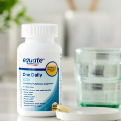Equate One Daily Men’s Multivitamin/Multimineral Supplement Tablets, 200 Count,
