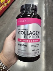 NeoCell Grassfed Collagen Peptides 6000mg Vitamin C Biotin 360 Caplets