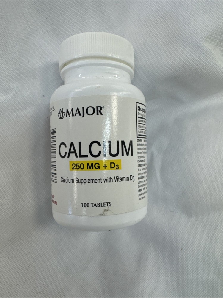 Major Calcium 250mg w/ D3 100 Tablets __