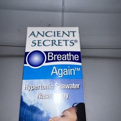 Ancient Secrets Hypertonic Seawater Nasal Spray 3.38 Oz Exp 05 2025 New Sealed
