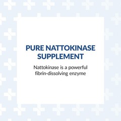 Nattovena Pure Nattokinase Supplement – Double Strength 4,000 FUs – 180 Capsules