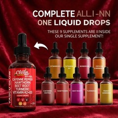 Clean Nutra Cayenne & Hawthorn Drops – Liquid Circulation & Heart Support