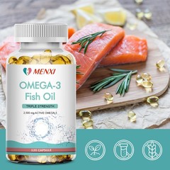 1-4 Bottles Omega 3 Fish Oil Capsules Strength 3600 mg EPA & DHA Joint Support