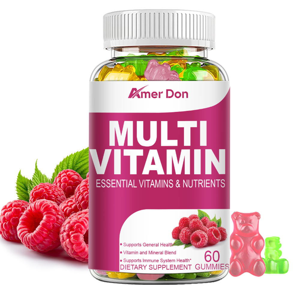 Adult Multivitamin Gummies Vitamins C,D3, B6,B12& Zinc Immune Support 60 Gummies