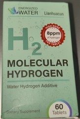 Lianhuacun Hydrogen Water Tablets, 8 PPM Hydrogen, 60 Tablets Exp. 4/2028