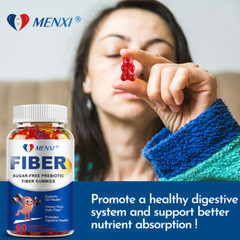 Fiber Gummies for Adults 5g, Daily Prebiotic Gummy Fiber Supplement, Digestive