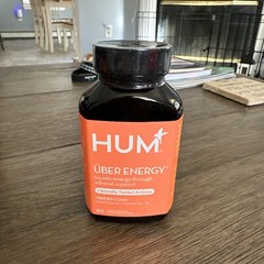 Hum Nutrition Uber Energy Boosts Through Adrenal Support 60 Vegan Capsules