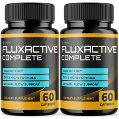 (2 Pack) Fluxactive Advanced Male Support Pills Flux Active Supplement 120 Caps