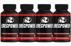 Erecpower Energy Management Multivitamin Health Supplement (240 Capsules) 4-Pack