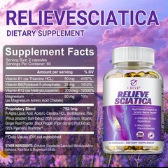 Relieve Sciatica – R-ALA – Nerve Soothing Formula, Relieve Joint and Muscle Pain
