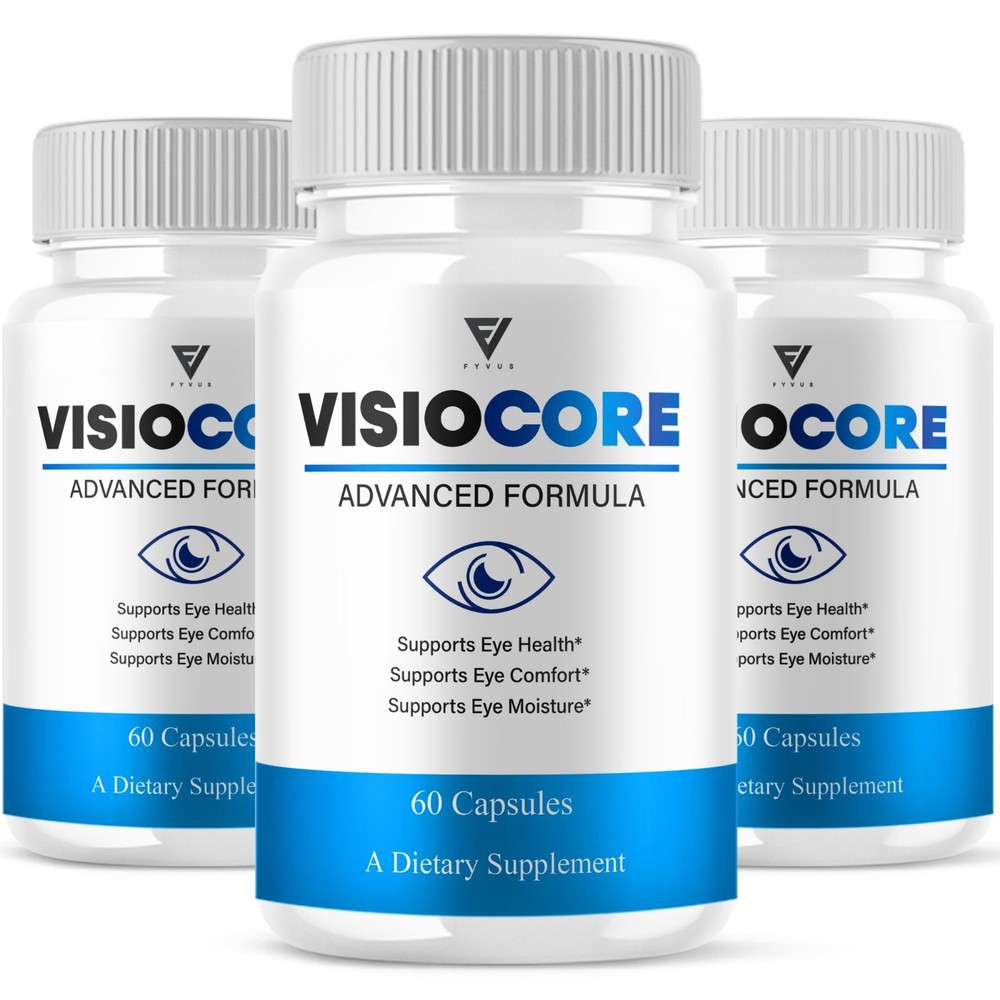 (3 Pack) VisioCore Advanced Formula, Visio Core Eye Care Support (180 Capsules)