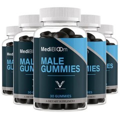 (5 Pack) MediBloom Gummy Advanced Male Support Supplement Medi Bloom 150 Gummies