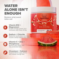 Rosabella Electrolyte Drink Powder – Watermelon – Sugar-Free Hydration Drink Mix