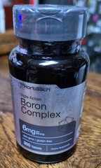 Triple Boron Complex 6 mg Supplement | 300 Tablets | Triple Action | by Horbaach