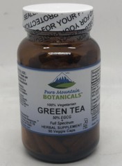 Pure Mountain Botanicals Green Tea 90 vcaps **NEW SEALED** Exp 2/2027