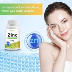 Zinc Gluconate, 50 mg, 30 To 120 Caps Immune Health and Antioxidant Support