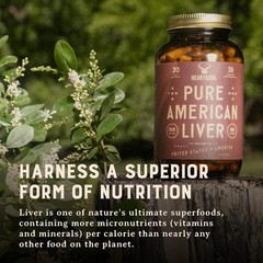 HEART & SOIL – American Liver Supplement – 3000mg – Grass-Fed Beef Liver