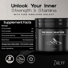Pure Himalayan Organic Shilajit Resin 80g Fulvic Acid Energy Vitality Booster